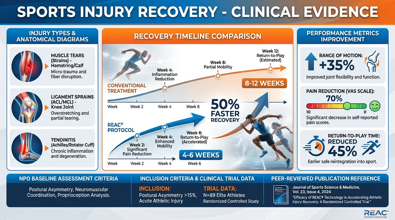 REAC® na Recuperação de Lesões Desportivas: Evidência e Casos Clínicos